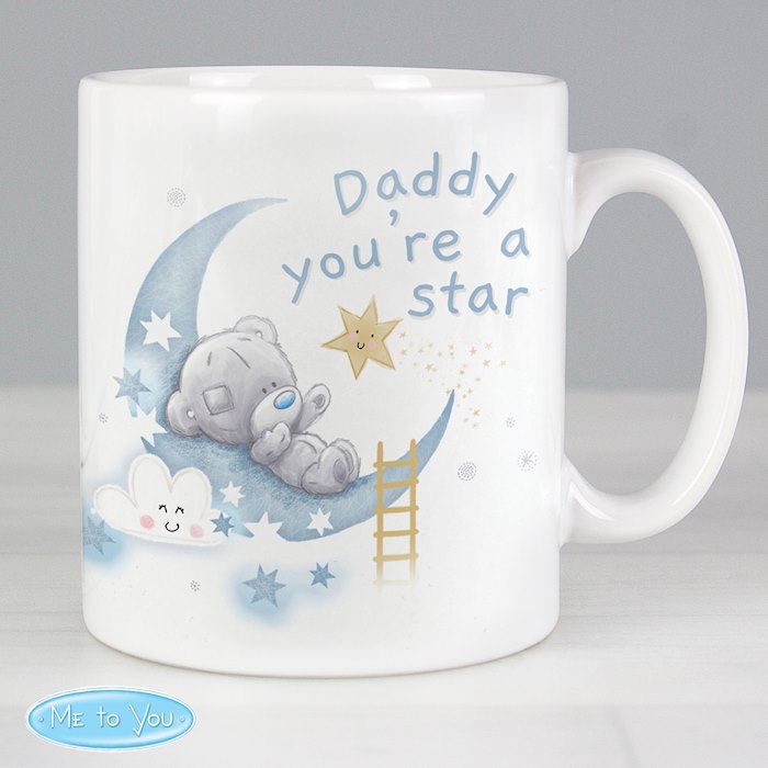 Personalised Tiny Tatty Teddy Daddy You're A Star Mug