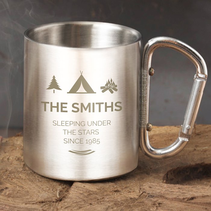 Personalised 'Wilderness Wanderer' Stainless Steel Mug