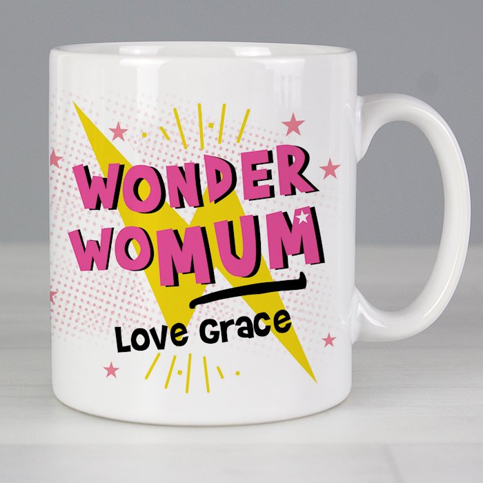 Personalised Wonder WoMum Mug