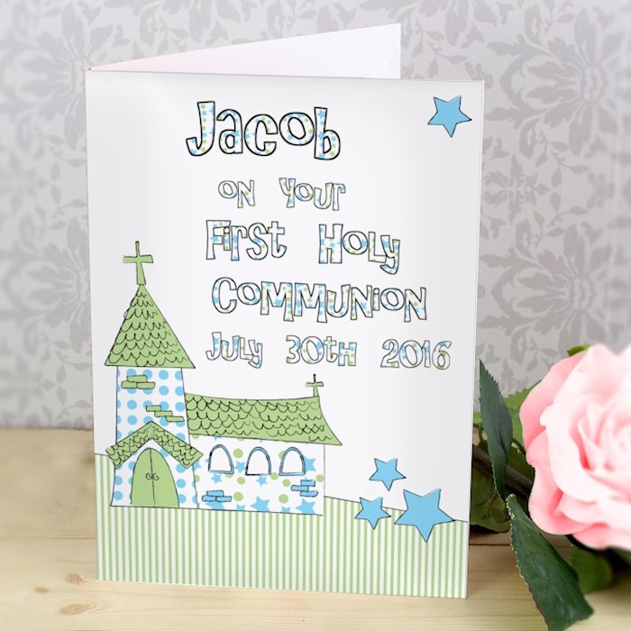 Personalised Whimsical Church First 1st Holy Communion Money Box