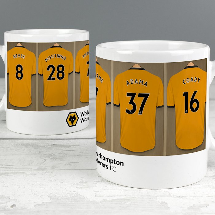 Personalised Wolverhampton Football Club Dressing Room Mug