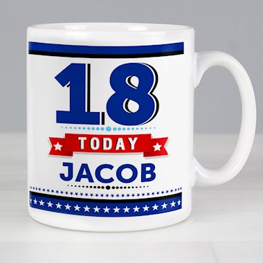 Personalised Birthday Star Mug