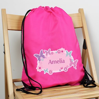Personalised Butterfly Swim & Kit Bag