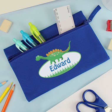 Personalised Dinosaur Pencil case