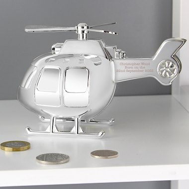 Personalised Helicopter Money Box
