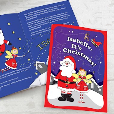 Personalised Its Christmas Fairy Story Book
