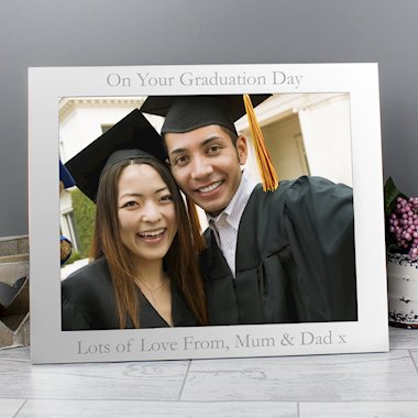 Personalised 10x8 Silver Photo Frame