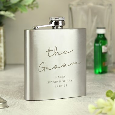 Personalised Any Message Hip Flask