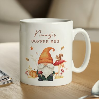 Personalised Autumn Gonk Mug
