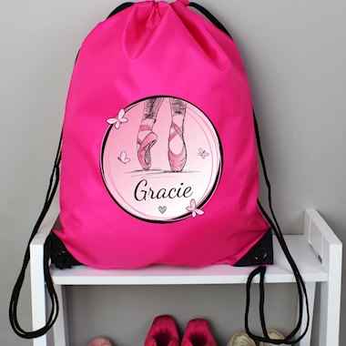Personalised Ballet Pink Kit Bag