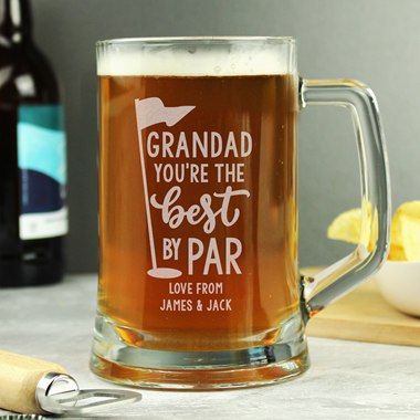Personalised Best By Par Tankard