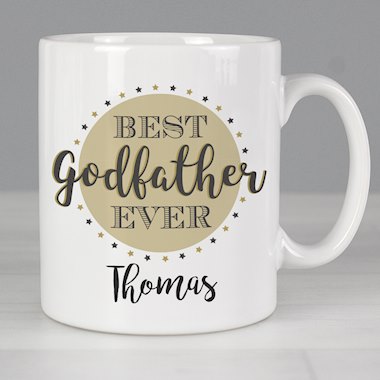 Personalised Best Godfather Mug