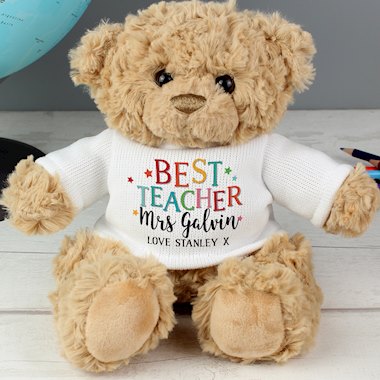 Personalised Best Teacher Teddy Bear