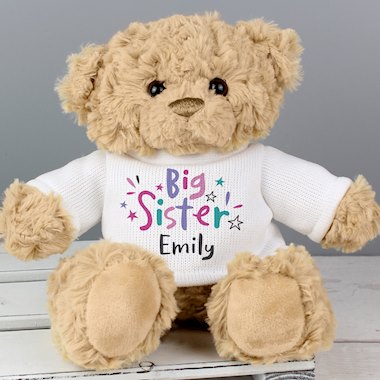Personalised Big Sister Teddy Bear