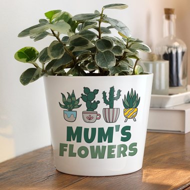 Personalised Big Text Plant Pot