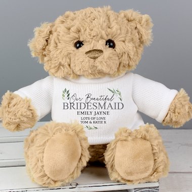Personalised Botanical Teddy Bear