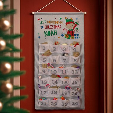 Personalised Christmas Elf Advent Calendar