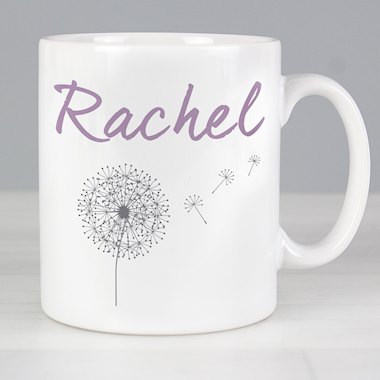 Personalised Dandelion Mug