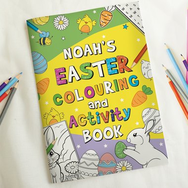 Personalised Easter Activity & Colouring Book