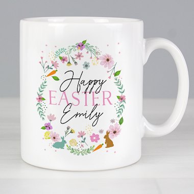 Personalised Easter Springtime Mug