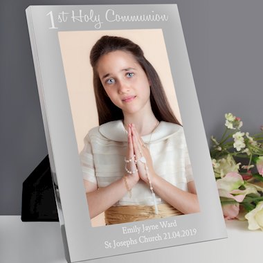 Personalised First Holy Communion 5x7 Portrait Photo Frame