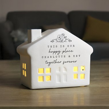 Personalised Floral LED House