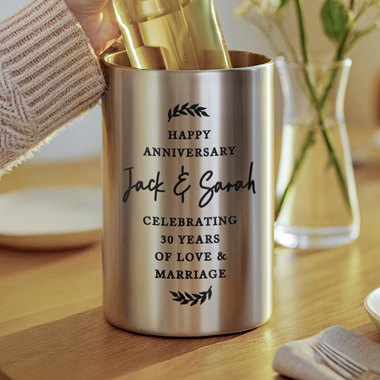 Personalised Free Text Wine Cooler