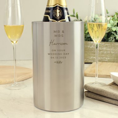 Personalised Free Text Wine Cooler