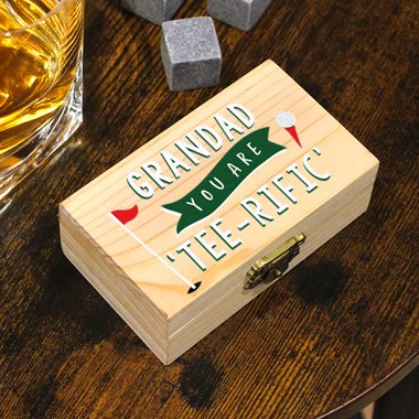 Personalised Golf Whisky Stones