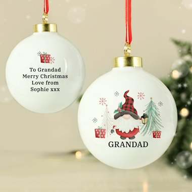 Personalised Gonk Christmas Bauble (New for Xmas 2025)