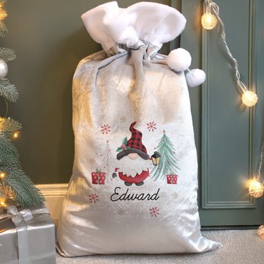 Personalised Gonk Christmas Sack