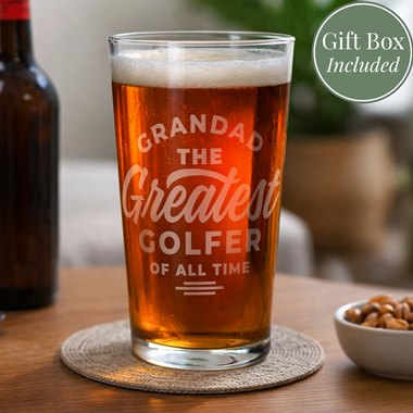 Personalised Greatest Sport Pint Glass