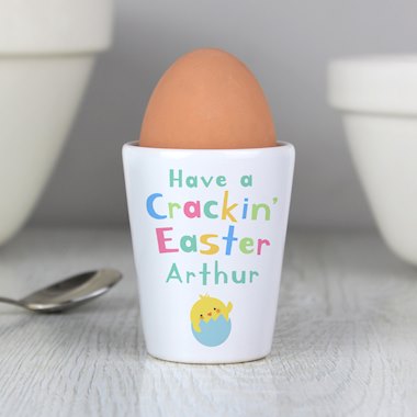 Personalised Have A Cracking Easter Egg Cup