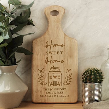 Personalised HOME Wooden Paddle Board