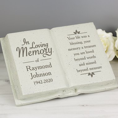 Personalised In Loving Memory Memorial Book