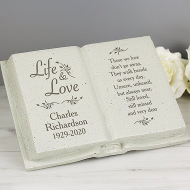 Personalised Life & Love Memorial Book