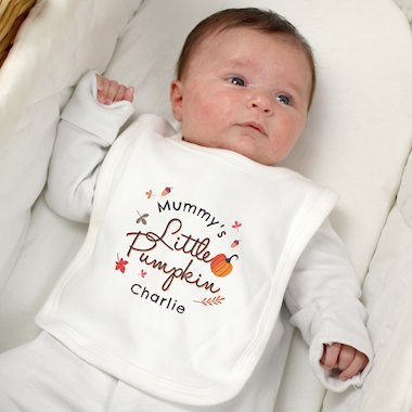 Personalised Little Pumpkin Bib