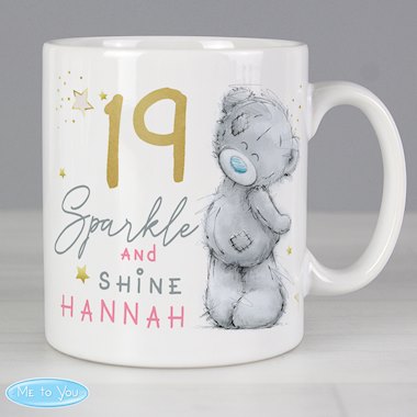 Personalised Me To You Sparkle & Shine Birthday Mug