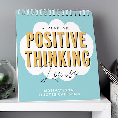 Personalised Motivational Quotes Desk Calendar