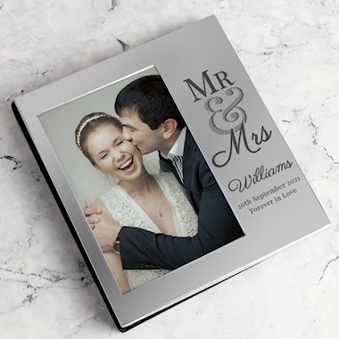 Personalised Mr & Mrs 6x4 Photo Album