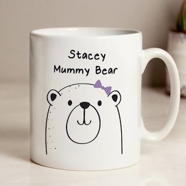 Personalised Mummy Bear Mug