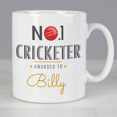 Personalised No.1 Cricketer Mug