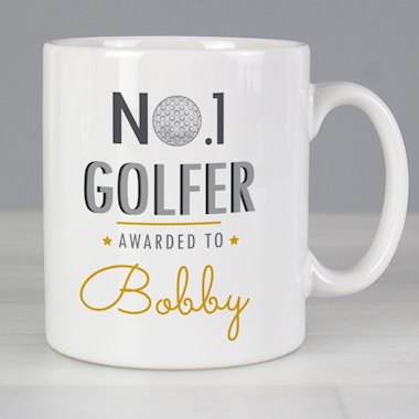 Personalised No.1 Golfer Mug