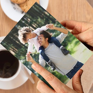 Personalised Photo Upload Card - Display Font