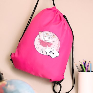 Personalised Princess Ballerina Kit Bag