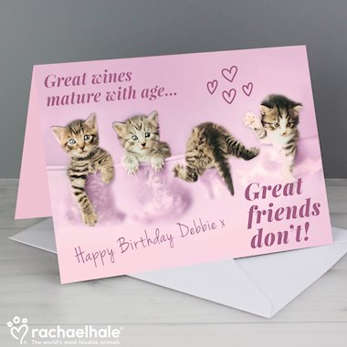 Personalised Rachael Hale Great Friends Card