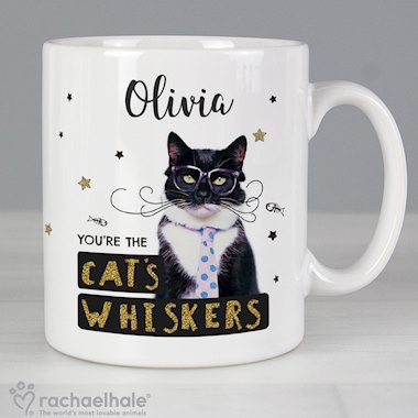 Personalised Rachael Hale Youre the Cats Whiskers Mug