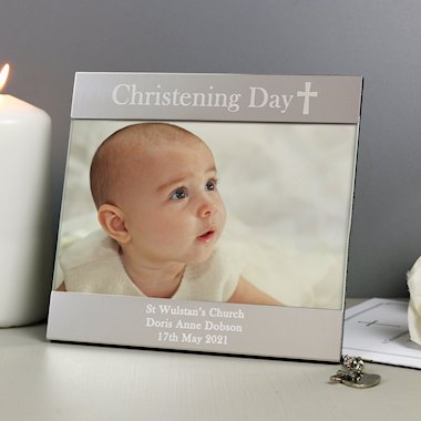 Personalised Religious Cross 6x4 Photo Frame