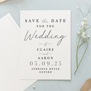 Personalised Set of 36 Wedding Save the Dates