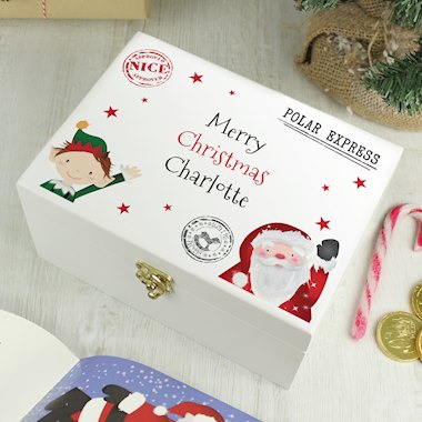 Personalised Small Christmas Eve Box